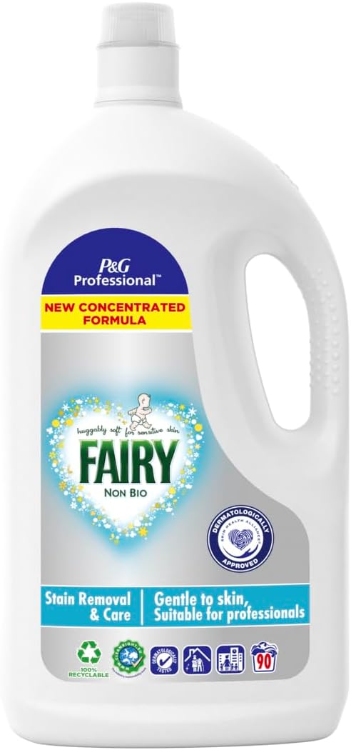 Fairy Non Bio Laundry Washing Liquid P & G Professional 5 Litre 100 Washes