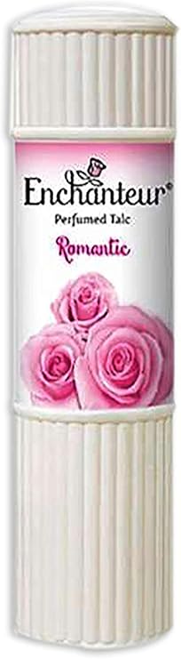 Enchanteur Romantic,Body Perfumed Talc 200 G. (7.05 Oz),The Exotic Sensual Fragrance of Bulgarian Rose and White Jasmine by naveenana