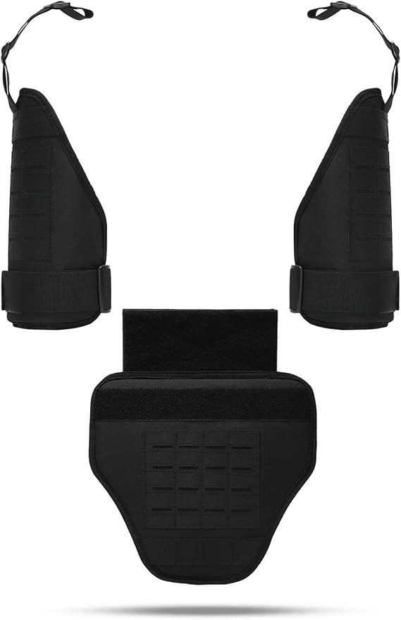 Multi-Functional Shoulder and Groin Protector Set, Adjustable Pads