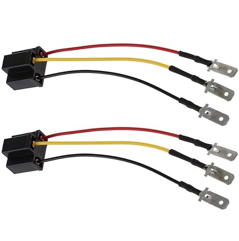 Partsam H4 9003 HB2 Wire Wiring Harness Sockets for 4"x6" 7"x6" 5"x7" inch Sealed Beam Car Truck Headlights Pickup Heavy Duty Headlamp (2PCS)