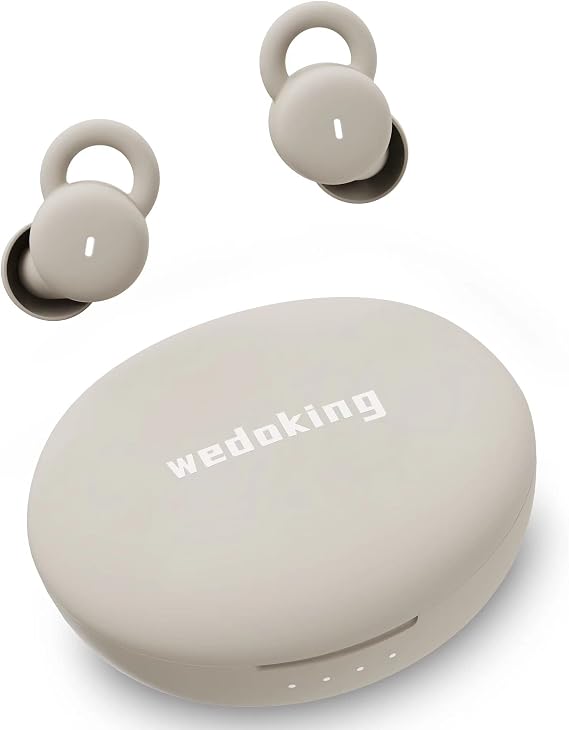 Smallest Invisible Sleep Earbuds, Comfortable Noise Blocking Wireless Headphones, Flat Bluetooth Ear Buds for Side Sleepers, Zero Pressure, No Lights/Alerts, Tiny Hidden Buds for Sleeping Sports
