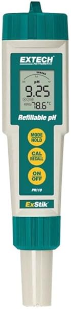 Extech ExStik Waterproof pH Meter; Refillable