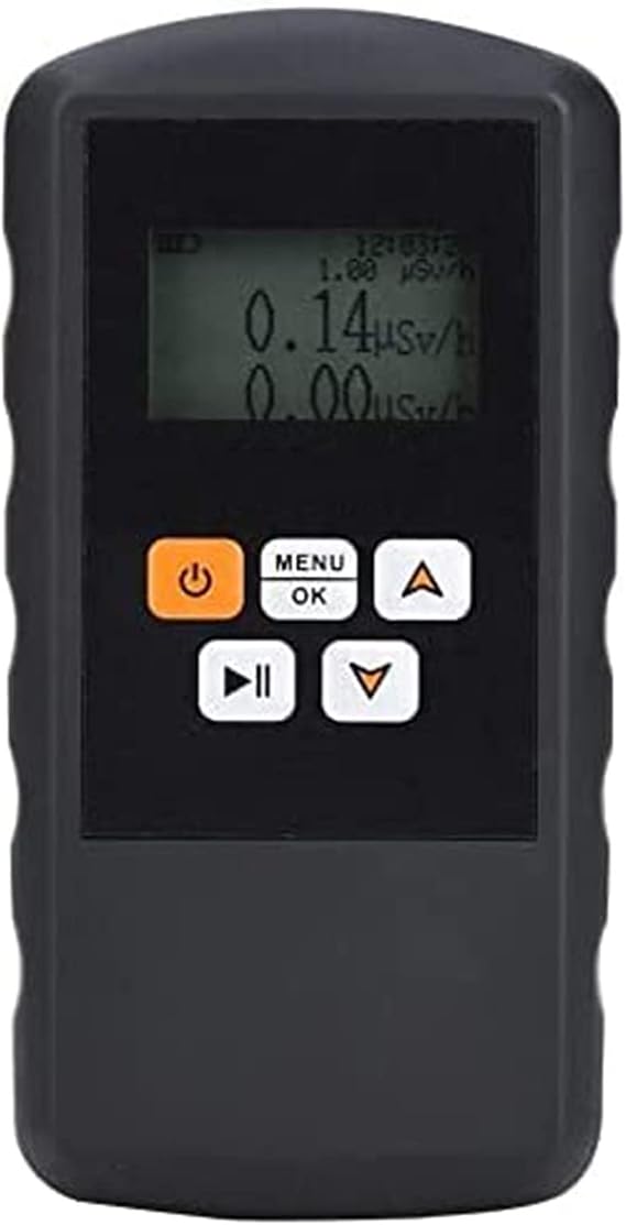 Radiation Detector Geiger Counter Intelligent Precision Measuring Machine Radiation Radioactive Material Detector for Factory Environment,Home Environment,Gem Testing
