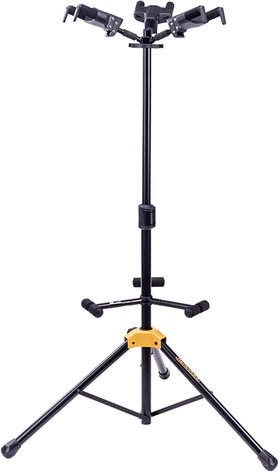 Hercules GS432BPLUS Auto Grip Triple Guitar Stand | Auto Grip