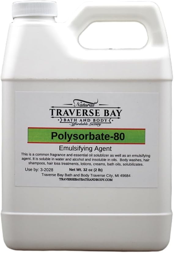 Traverse Bay Bath and Body - Polysorbate 80/Tween 80-32 oz Sealed Jug