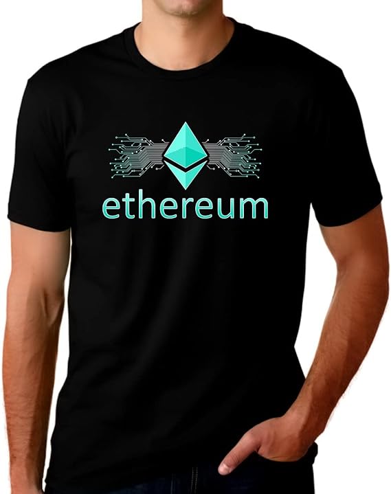 Fire Fit Designs Ethereum Shirts for Men Crypto Gifts Crypto Shirt Ethereum Shirt Crypto Ethereum Gift Ethereum Shirt