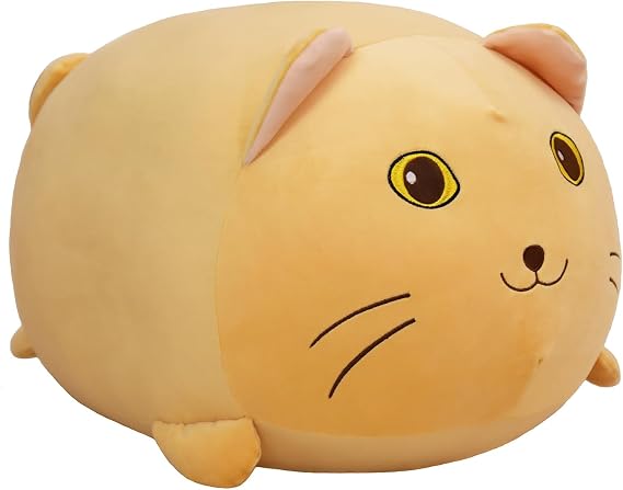 20 inch Super Soft Cat Stuffed Animal Plush Toy Pillow,Chubby Plushie Gifts