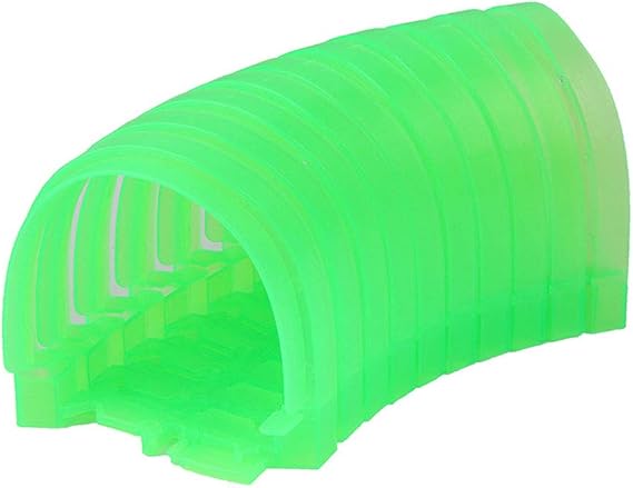 Track Accessory Tunnel for Tracks Cars Replacement Only, DIY Flexible Race Track Toy Play Set Accessories(Green 8pcs Rails)