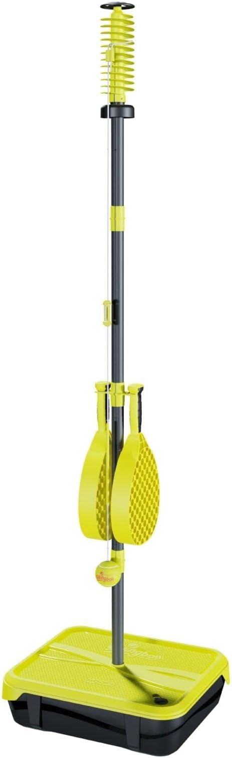 Swingball Swingballl PRO All Surface Tennis Ball Game Set, Ultimate Outdoor Family Game for Ages 6+ to Adults, Real Tennis Ball and 2 Power Bats, Superior All Surface Base, Adjustable Height to 1.8M