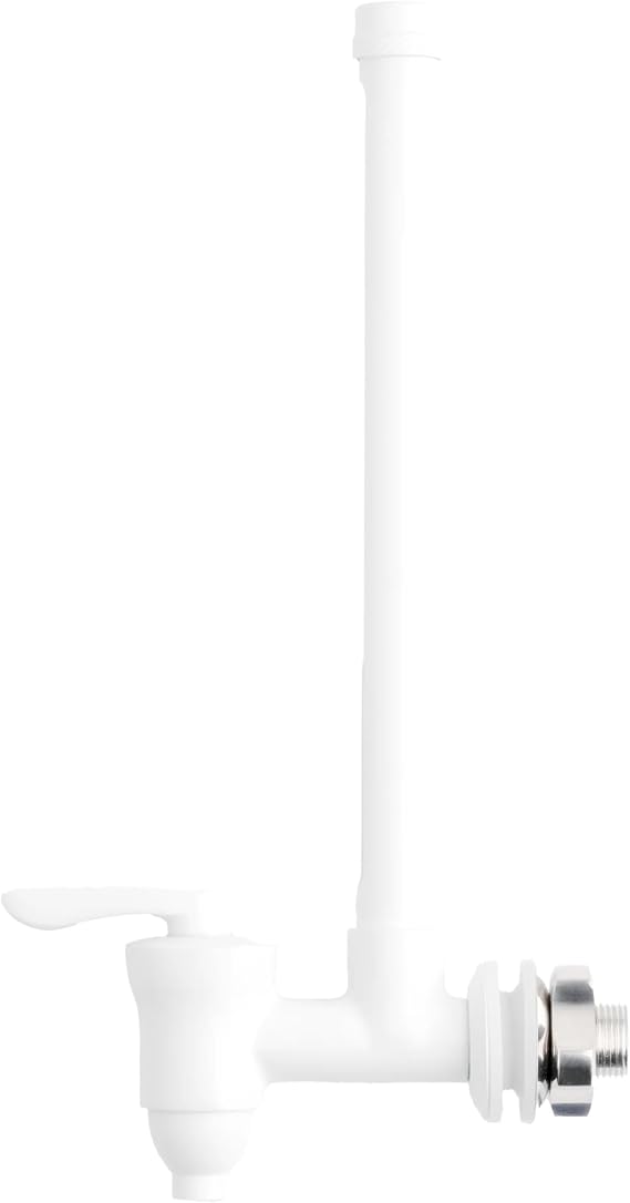 7 inch Boroux Water Level Spigot for Boroux Legacy in White Finish