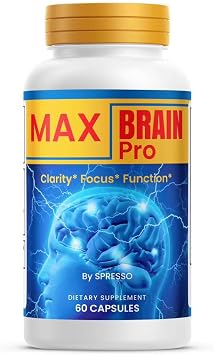 (1 Pack) Max Brain Pro Capsules, Official Max Brain Supplement Pills with Premium Ingredients, Advanced Formula Support for Overall Health & Wellness Reviews (60 Capsules)