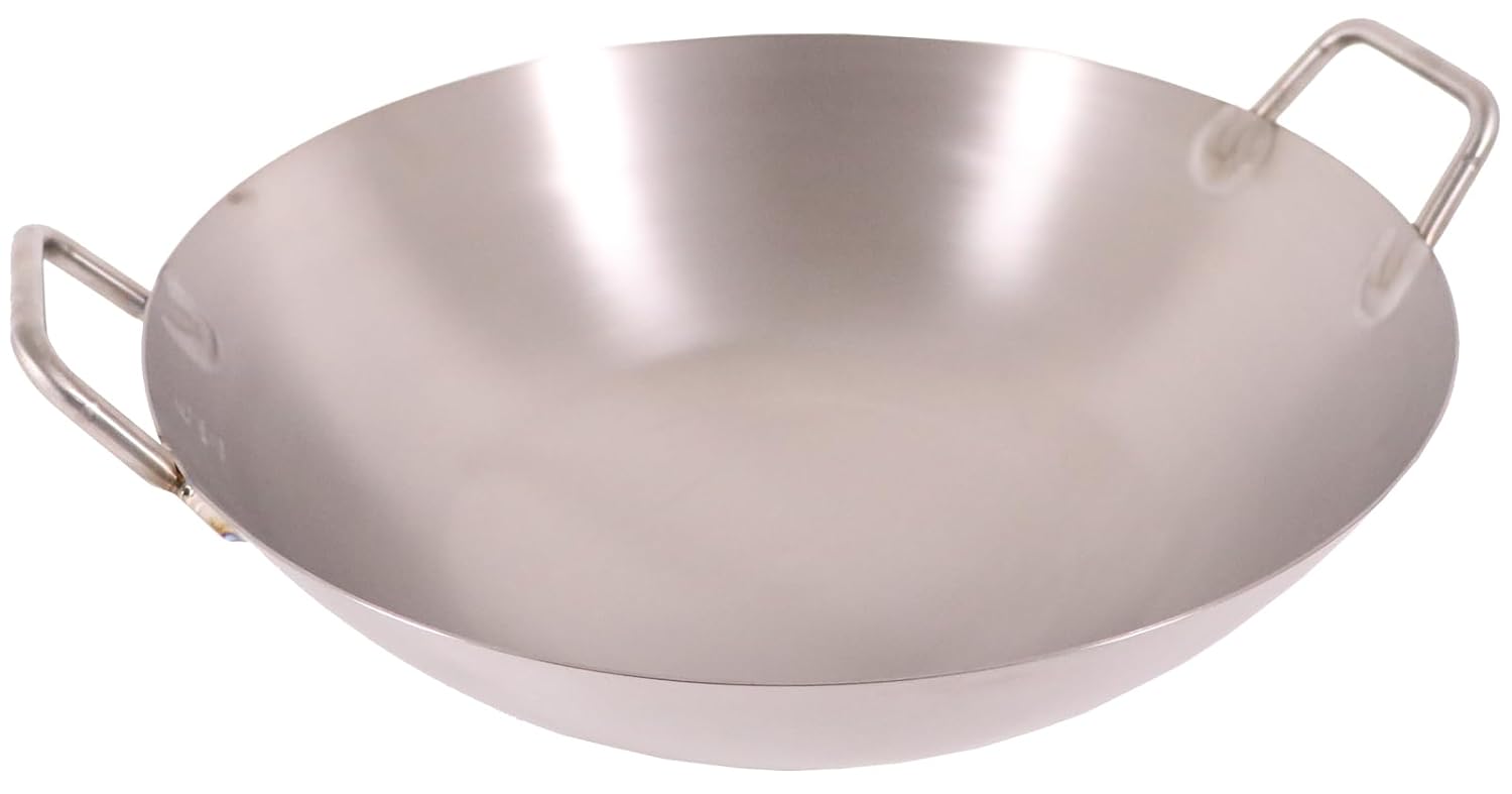 Kanda 001159 KD Titanium Wok, 14.2 inches 36 cm, Made in Japan