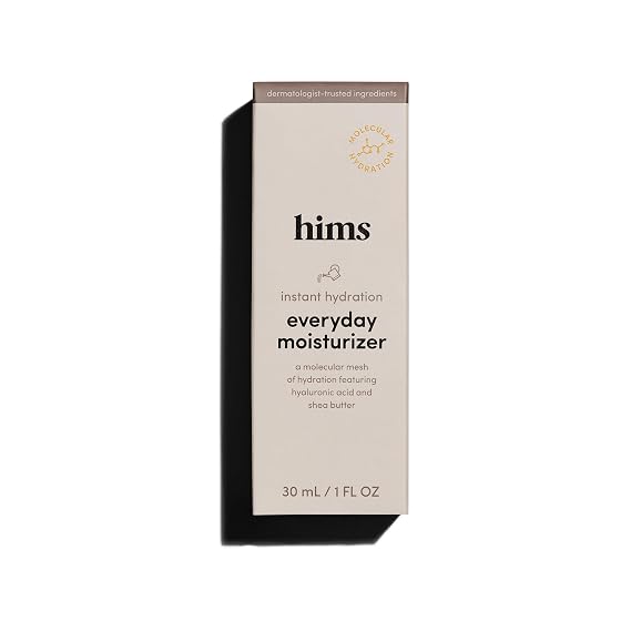 hims Everyday Moisturizer - Hydrating & Non-Greasy Face Cream - Morning Moisturizer for Healthy Skin - For Every Skin Type - Vegan & Paraben-Free - 1 Fl Oz