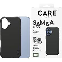 CARE by PanzerGlass iPhone 17 Samba Siyah MagSafe Uyumlu Kılıf