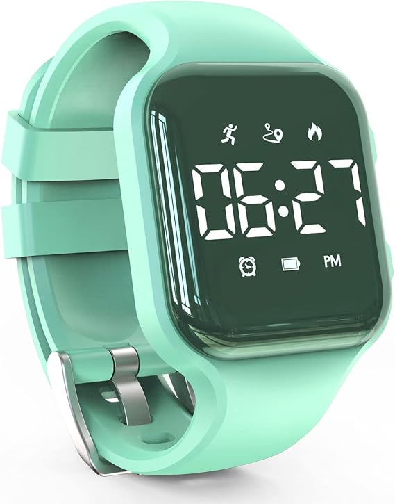 LED Kids Multifunction Steps Counting Watch, Digital Watch, Non-Bluetooth Pedometer Watch, Stopwatch, Alarm Clock, Calories for Women Children Girls Boys