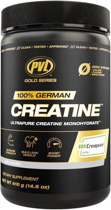 PVL Creapure Creatine Monohydrate, 100% German, Unflavoured, 410 g