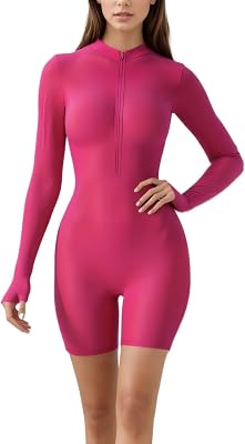Workout Seamless Jumpsuit Yoga Ribbed Bodycon One Piece Tank Top Leggings Romper