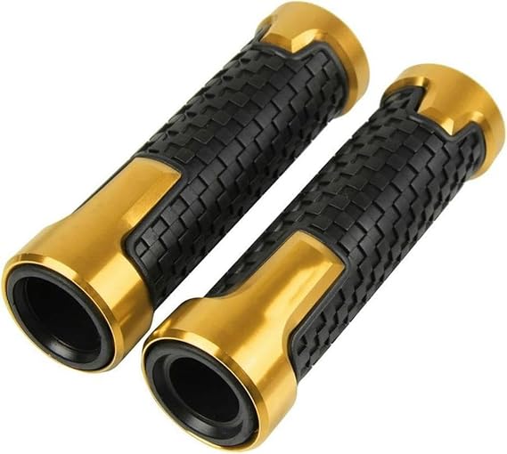Motorcycle Handle Grips for Honda Hornet CB600F CB 600F ABS CB600 CBF1000 CB1100 7/8" 22mm Motorcycle CNC Aluminum Rubber Handlebar Hand Grips Replacement