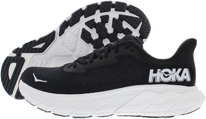 HOKA ONE ONE Arahi 7 Mens Shoes Size 11, Color: Black/White
