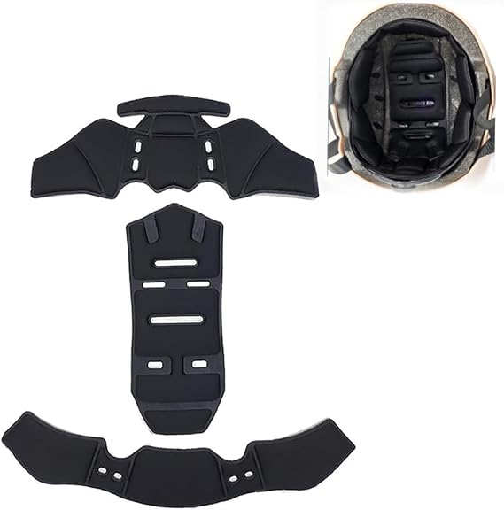 Helmet Pads for Nexx Y.100 Y.100R Y.10 Y.TRAVL SX.60, Multi-Sport Helmet Pad Inserts, Helmets Replacement Memory Foam Padding Kits Set Accessories, Comfort, Soft and Breathable,A Black