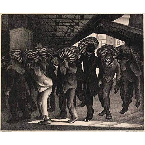 Banana Men : 1936 : Mabel Dwight : Archival Quality Art Print