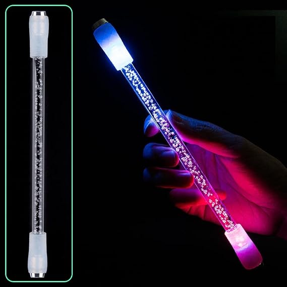Pen Turning Pen, Illuminated, Stylish, Modified Pen, LED Lighting, Stylish, Modification Pen, For Turning Pens, Cool, Easy to Use, Easy to Rotate, Beginners, Pack of 1 B