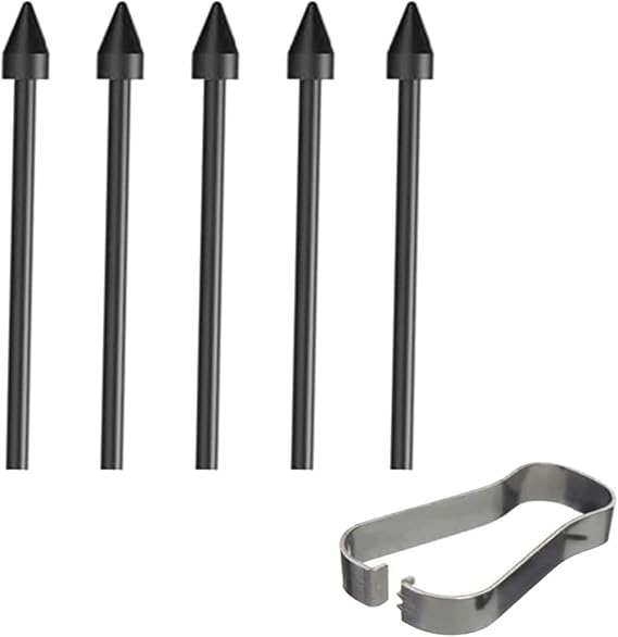 5 Pcs Book Pro 3 S Pen Tips for Samsung Galaxy Book Pro 360 2 S Pen Nibs Replacement Galaxy Book Pro 360 S Pen Tips Replacement + 1 Tweezer (Black), PPP_BOOKPRO360_BX