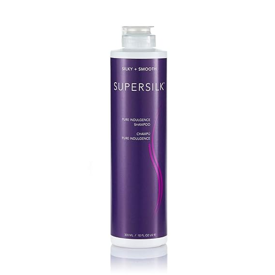 Brocato Supersilk Pure Indulgence Moisturizing and Smoothing Shampoo, 10 oz | Leave-In Treatment, Tames Curly and Frizzy Hair
