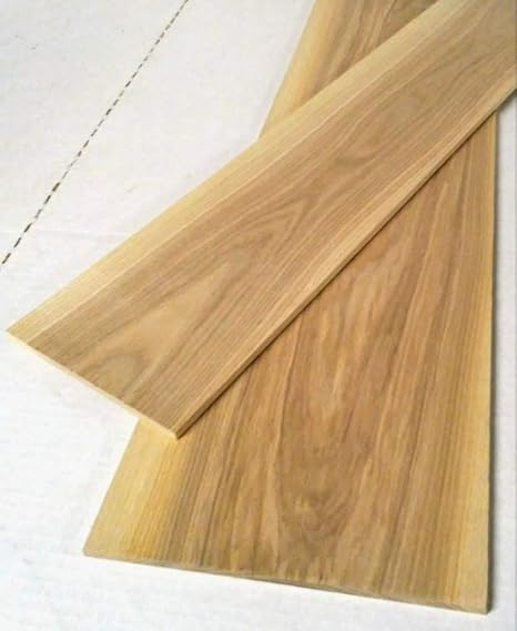 Pack of 3 Black Ash 1/8" Thick, Up to 6" Wide, 24" Long. You Choose Width. Thin Solid Wood Lumber Made by Wood-Hawk (1/8 x 4 x 24)