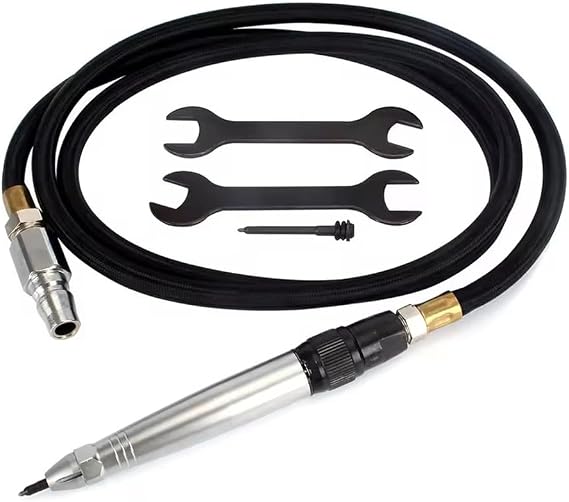 Engraving Pen Air Scribe, Pneumatic Engraver Kit for Metal, Wood, Glass, Plastic, Includes Extra Stylus Tip