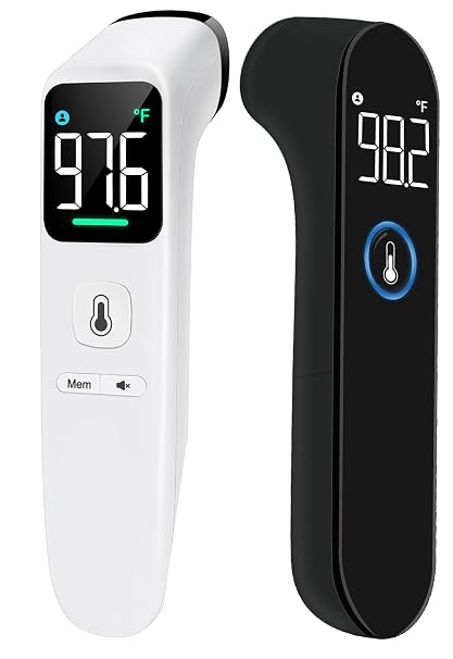 Touchless Thermometer LED White + Black