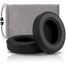 Replacement Ear Pads Cushions, Earpads Cover Compatible with Beats Studio 2 and Studio 3 Over Ear Headphones by Dr.DRE 1 Pair (Black)
