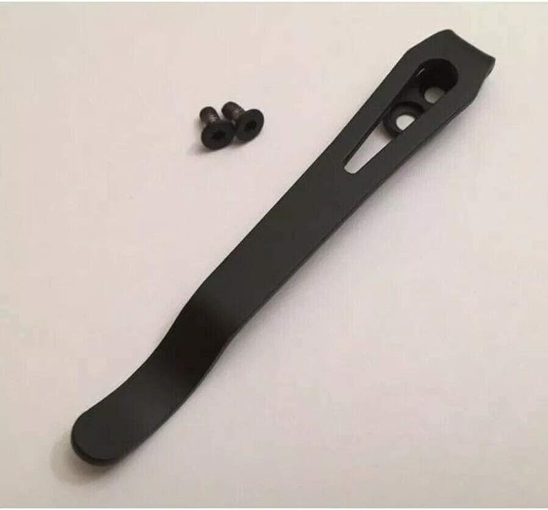 Matte Black Titanium Deep Carry Pocket Clip for Zero Tolerance ZT0450 ZT450CF