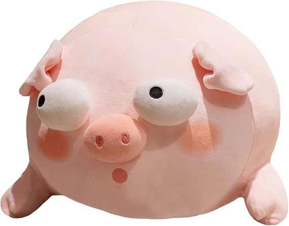 ELAINREN Ultra-Soft Pink Pig Plush Body Pillow/15.7''