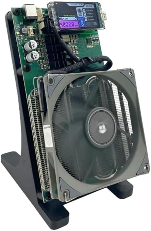 Bitcoin Miner 4.8TH/s | 4X BM1370 Chip (Antminer S21 Pro Tech) | 75W Ultra-Efficient | Wi-Fi & LCD Display | AxeOS | Plug & Play SHA-256 Bitcoin Minning Machine, Silent Home Mining