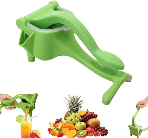 Wmool Manual Juicer, Food-Grade ABS Juice Squeezer Manual, Portable Manual Juicer Squeezer, Versatile Fruit Squeezer, for Watermelon, Lemon, Orange, Grapes, Etc