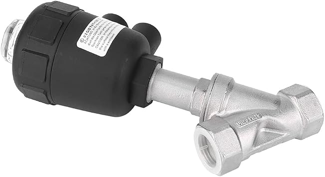 Angle Seat Valve Thickened Plastic Case Steam Valve Stainless Steel Connection 3/4 DN20