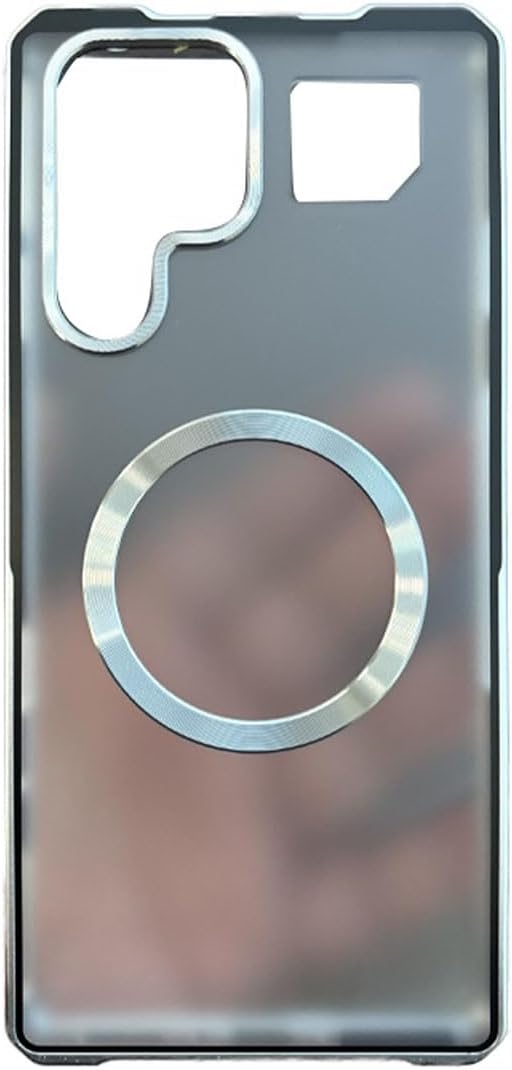 For Nubia REDMAGIC 11 Pro+ Bumper Case, Aluminum Bumper, Qi Charging, Wireless Charging, Translucent, Back Panel with Camera Lens Cover for Nubia Red Magic 11 Pro Plus Silver