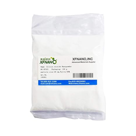Ultrapure 99% Silicon Dioxide Nanoparticles 20nm Nano Silica SiO2 Powder-Same Day Priority Shipping