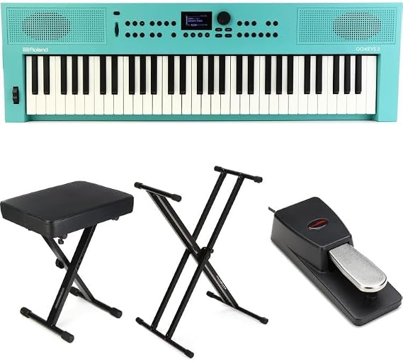 Roland GO:KEYS 3 Keyboard Essentials Bundle - Turquoise