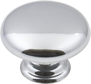 Elements 3950-PC Gatsby Collection Knob, Polished Chrome