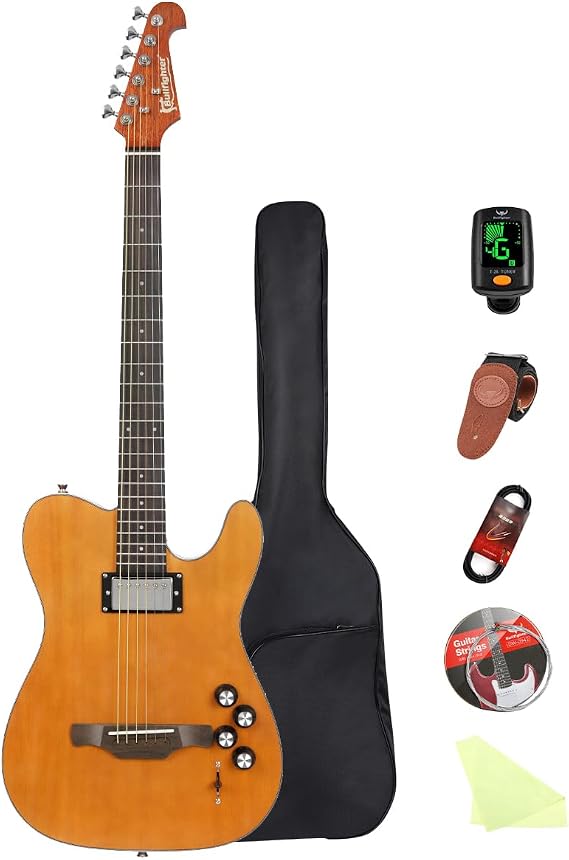 Bullfighter Silent Guitar Acoustic Guitar Travel Quiet Beginner Practice Steel String K10 WOOD