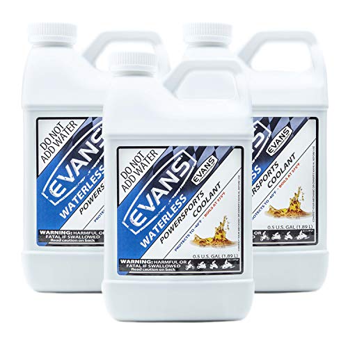 Evans Coolant EC72064 Powersport Waterless Engine Coolant, 64 fl. oz., 3 Pack