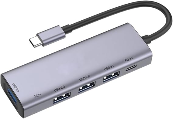 USB C Hub for Compatible with Samsung Galaxy Tab S7/S8/S9 11" Tablets - 5-in-1 Adapter Type-C PD Charger Port Splitter P9P