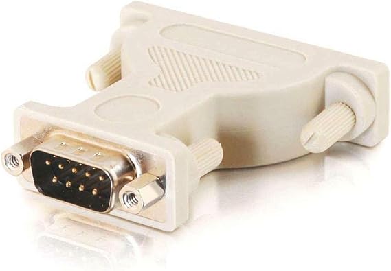 C2G/Cables to Go 02450 DB9 Male to DB25 Male Serial RS232 Adapter, 1.5 Inch