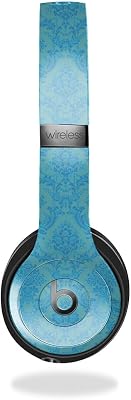 Headphone Skin Compatible with Beats Solo 4 - Blue Vintage - Premium 3M Vinyl Protective Wrap Decal Cover - Easy to Apply | Crafted in The USA by MightySkins