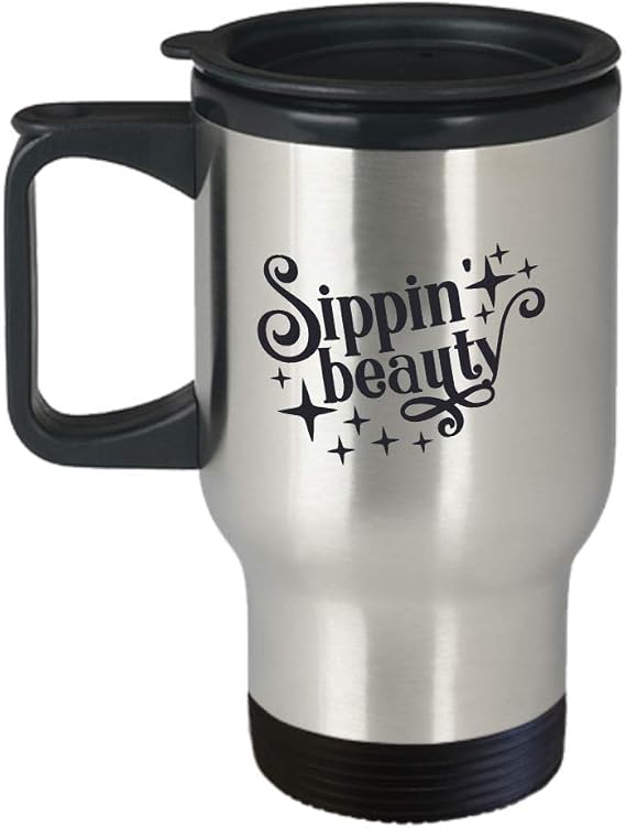 Sipping Beauty travel mug