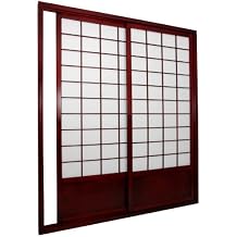 Red Lantern 7 ft. Tall Zen Shoji Sliding Door Kit (Double - Sided) - Honey