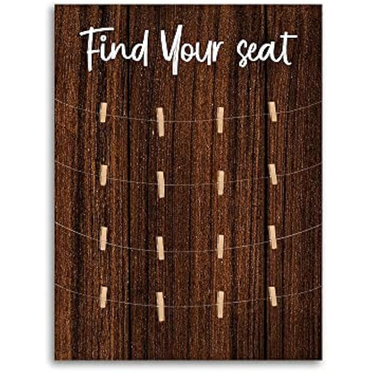 Find Your seat Wedding Sign,Wood Wedding Seating Chart Board,Blank Seating Chart Board,DIY Handcrafted Table Seating Chart,Wedding Reception Sign,Wedding Decor