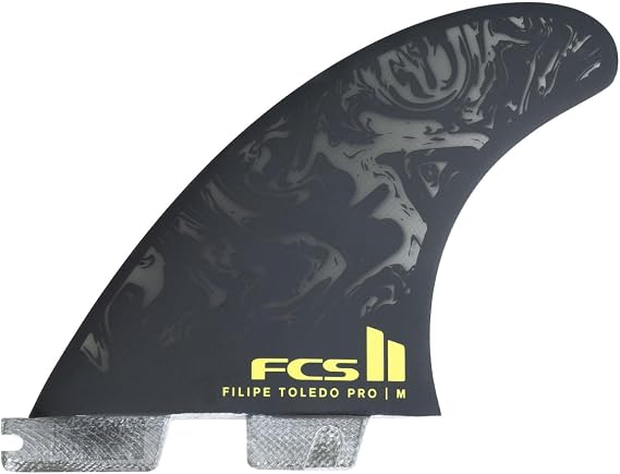 FCS 2 FT PG Tri-Fin Set Black-Acid L